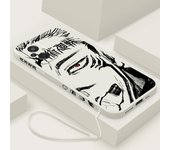Funda de teléfono con cuerda izquierda líquida Jujutsu Kaisen Anime para Xiaomi Redmi 12C 11A 10C 10X 9T 9C 9AT 9A 8A 7A A2 A1 Plus Prime Redmi 12 5G