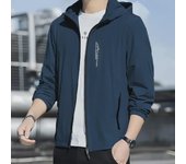 Chaqueta de protección solar Ice Silk UPF 50+ para hombre (2024): ultrafina y holgada para verano. XS gris oscuro