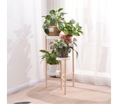 Moderno soporte nórdico multicapa para flores de interior y exterior para sala de estar o balcón. Three Layers