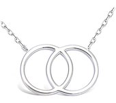 Les Trésors De Lily [L1285] - Collier Argent 'Chorégraphie' argenté (rhodié) - 20x13 mm plata
