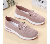 Zapatos para Mujer En Primavera, Zapatos Casuales y Sencillos para Mujer, Transpirables y Cómodos para Madres de Mediana Edad y Mayores 36 negro