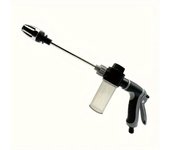 1 pistola de agua de alta presión para lavado de automóviles, boquilla para manguera de jardín, pistola de agua para jardín, boquilla de pistola rociadora con mango de goma y varilla extendida de metal, herramienta para lavado de automóviles domésticos T8