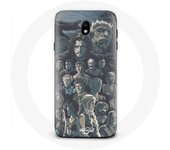 Coque pour Samsung Galaxy J5 2017 Game of Thrones Saison 8 Le Trône de Fer Affiche Personnages Fond