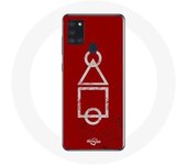 Coque - Samsung - Galaxy A21S - Souple - Rouge - Squid Game - Protection