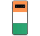Coque Téléphone - Samsung - Galaxy S10 - Drapeau Irlande - Souple - Multicolore