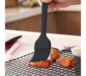 Cepillo de silicona resistente al calor, cepillo de cocina con mango largo, juego de brochas de pastelería para parrilla de barbacoa, 2 uds. rojo
