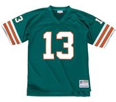 Maillot nfl legacy - miami dolphins 1984 dan marino - homme - mitchell & ness - teal - 100% polyester