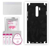 apgo Protective Skin Sticker for the back+sides compatible with Xiaomi Redmi Note 8 Pro, Full Wrap Film, Foil, Vinyl - Pattern Black Camo