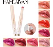 Lápiz labial a presión, brillo labial, lápiz labial con efecto espejo, brillo labial nutritivo, tinte labial hidratante duradero, maquillaje de labios, regalo para mujeres 1#