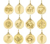 Nuevo colgante de cobre de 12 constelaciones, joyería personalizada europea y americana, collar con colgante de constelación 45CM