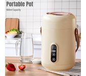 Olla eléctrica para estofado, sopa, gachas, cocinas múltiples lentas, Caldera de cocina para Pasta y arroz, hervidor de agua hirviendo, revestimiento Cerc saludable