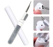 Kit de limpieza para Airpods Pro 1, 2 y 3, bolígrafo de limpieza, cepillo, estuche para auriculares Bluetooth, teclado, teléfono, herramientas de limpieza negro