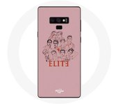 Coque pour Samsung Galaxy Note 9 Elite Saison 5 Affiche personnages Fanart Logo