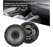 Accesorio de altavoz de altavoz automático para automóvil Coaxial de 6 pulgadas y 500W