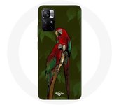 Coque Redmi Note 11 5G Ara macao perroquet rouge