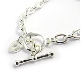 Les Trésors De Lily [L9561] - Pulsera de diseño 'Love' de plata plata
