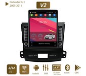 Para Mitsubishi Outlander XL 2 2005-2011 Citroen C-Crosser Radio de coche 9,7 ''Tesla pantalla Vertical Carplay Android Autoradio reproductor Multimedia 2 + 32GB