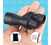 Mini telescopio Monocular de bolsillo HD portátil, Zoom de gran aumento, telescopio de pesca al aire libre para caza, Camping y montañismo negro