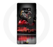 Coque pour Samsung Galaxy Note 9 Formule 1 Sebastian Vettel Pilote automobile F1 Rouge