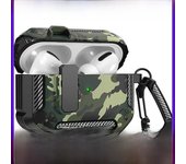 Funda protectora de camuflaje para AirPods Pro y auriculares Bluetooth AirPods de 3.ª generación AirPods 3 leopardo