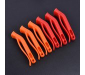 5 piezas de silbatos de seguridad de emergencia para rescate, buceo y kayak, supervivencia, acampada y natación naranja