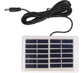 Panel solar de 1,2 W, 6 V, 9 V, ligero, portátil, con cristales de polisilicio y interfaz CC.