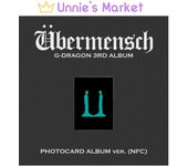 G DRAGÓN (BIG BANG) 3ER ÁLBUM [Ubermensch] ÁLBUM DE TARJETAS FOTOGRÁFICAS ver. (NFC) + Regalo gratis NO POB (Album only)