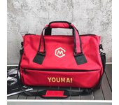 Bolsa deportiva portátil de gran capacidad con separación en seco y mojado, bolsa de viaje para equipaje al aire libre con zapatos 51*30*35cm negro