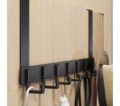 Gancho trasero para puerta sin perforar, gancho para ropa, ganchos para colgar, perchero de pared para baño, gancho para colgar, accesorios de baño, gancho de pared