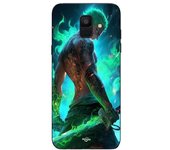Coque maniacase pour Samsung Galaxy A8 2018 One piece Zoro 3D Manga anime Fanart