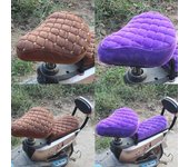 Funda para asiento de bicicleta eléctrica, universal, cómoda y gruesa. 1 negro