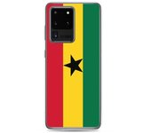 Coque Téléphone - Samsung - Galaxy S21 Ultra - Drapeau Ghana - Souple - Multicolor