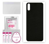 apgo Protective Skin Sticker for the back compatible with LG W11, Wrap Film, Foil, Vinyl - Pattern Matrix