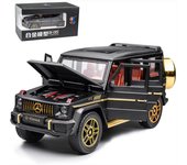 Coche modelo Benz G63 AMG 1/24, coche de juguete extraíble de aleación de zinc con sonido y luz para regalo para niños y niñas 22*8.5*9.5cm