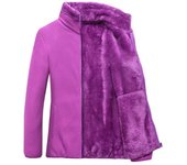 Chaqueta gruesa de lana para mujer, abrigo térmico de lana Polar para exteriores, chaqueta de senderismo y acampada, ropa de Montañismo para mujer, otoño e invierno XXXL