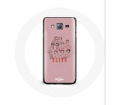 Coque pour Samsung Galaxy A3 Elite Saison 5 Affiche personnages Fanart Logo
