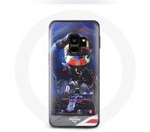 Coque pour Samsung Galaxy S9 Plus Formule 1 Pierre Gasly Pilote automobile F1 Rouge Bleu