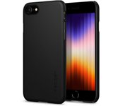 Funda Spigen Thin Fit para iPhone 7/8/SE (2020/2022) -Protección negra, elegante y duradera