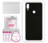 apgo Protective Skin Sticker for the back compatible with Xiaomi Redmi Note 7S, Wrap Film, Foil, Vinyl - Pattern Matrix