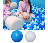 100 unids/set colorido Pit Ball 2/3 colores PE engrosado a prueba de aplastamiento BPA libre de ftalatos seguro interior al aire libre bebé niños pequeños piscina redonda de bolas de océano
