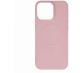 Funda MagSafe de silicona líquida para iPhone 16 Pro - Rosa claro