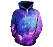 Sudadera con capucha con estampado 3D de galaxia para hombre y mujer, ropa de gran tamaño, estilo Y2K, estilo Harajuku XL