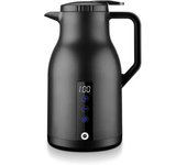 Hervidor de agua eléctrico para coche con pantalla digital, 12 V y 24 V, gran capacidad, aislamiento de 1000 ml 12V 24V Black