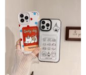 Funda transparente 3 en 1 con diseño de cachorro para iPhone 15, 14 Plus, 13, 12, 11 Pro Max, X, XS Max, SE, 7 y 8 iPhone 6/6S