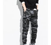 Pantalones cargo para hombre, pantalones de trekking, senderismo, pantalones masculinos, pantalones deportivos casuales de alta calidad para exteriores M blanco
