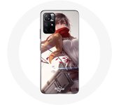 Coque pour Xiaomi Redmi Note 11s 5G Mikasa Ackerman Attaque des Titans Anime