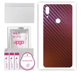 apgo skin sticker film foil vinyl for the BACK compatible with Huawei P Smart Z, scratch-resistant, easy to install - Carbon Chameleon CAKA5
