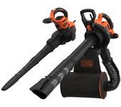 Aspirateur souffleur broyeur filaire - BLACK + DECKER - BCSTR918D1-QW - 3000 W - Systeme bi-tube - Sac a dos - Noir / Orange