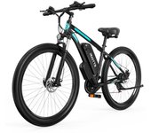 Bicicleta eléctrica de ciudad con ruedas de 29 pulgadas 750W 48V 15AH Bicicleta eléctrica Velocidad máxima 50 km / h Bicicleta eléctrica de largo alcance 750W Motor 15AH Battery azul/negro