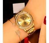 Reloj clásico para mujer Relojes para mujer Reloj dorado de moda para mujer